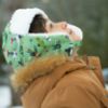 Picture of FlapJackKids Trapper Hat - Black Bear - Green