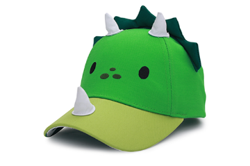 Picture of FlapJackKids 3D Cap With Earflaps - Dino Green