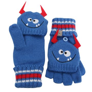 Picture of FlapJackKids  Monster Knit Fingerless Gloves