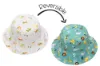 Picture of FlapJackKids Reversible Baby & Kids Patterned Sun Hat - Grey Zone