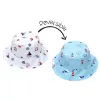 Picture of FlapJackKids Reversible Baby & Kids Patterned Sun Hat - Nautical