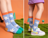 Picture of Mini Me Matching Socks -Parent-Child Socks-Bear