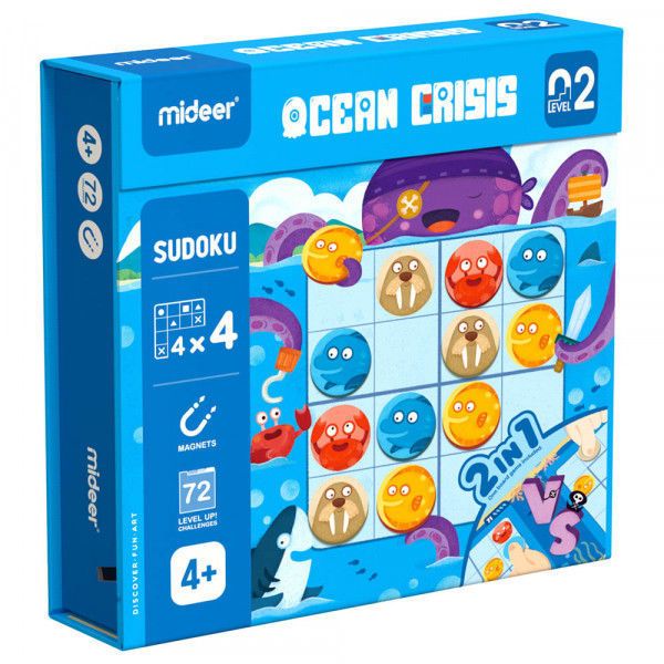 Picture of Mideer Sudoku Magnetic Game - Ocean Crisis party