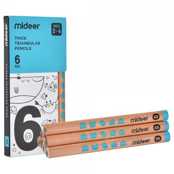 Picture of Mideer - Triangular Pencil 6B - 6pcs