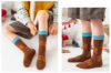 Picture of Mini Me Matching Socks -Parent-Child Socks-Tiger