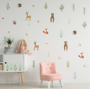 Picture of Forest Friends  Decor Stickers - 30 Pcs Kids Room Decor