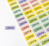 Picture of Name Sticker - Rainbow S