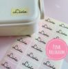 Picture of Name Sticker - Hologram pink S