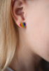 Picture of Great Pretenders Heart Sticker Earrings