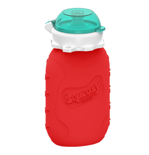 Picture of SQUEASY SNACKER YOGHURT & DRINK POUCH RED