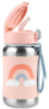 Picture of SKIP HOP SPARK STYLE STAINLESS STEEL STRAW BOTTLE RAINBOW