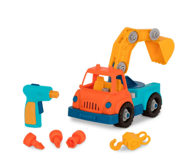 Picture of Battat Wonder Wheels Take-Apart Crane Truck